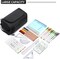Extra Large Capacity Pencil Case Organizer, Multifunctional Pencil Pouch with Compartmens, Travel Simple Stationery Bag, Nylon Pencil Bag for Men (Black)